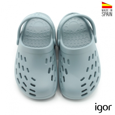 Zuecos Niño Piscina azul