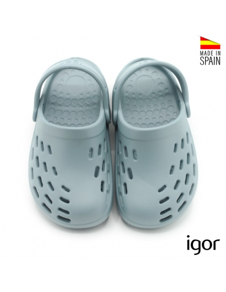 Zuecos Niño Piscina azul