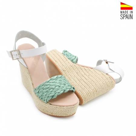 sandalias cuña plataforma mujer