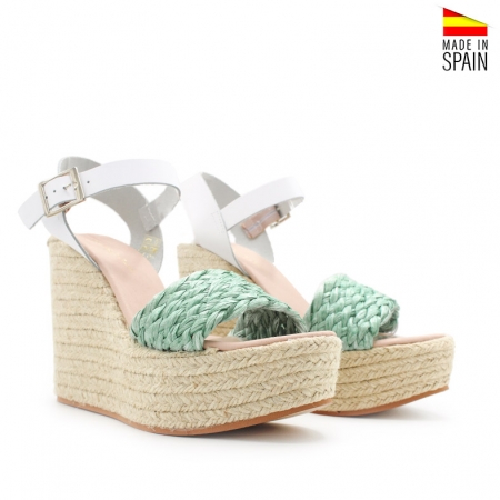 sandalias cuña y plataforma