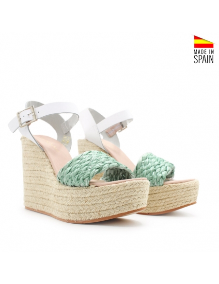 sandalias cuña y plataforma