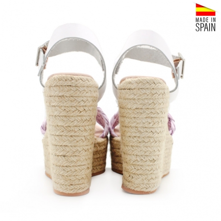 sandalias cuñas esparto