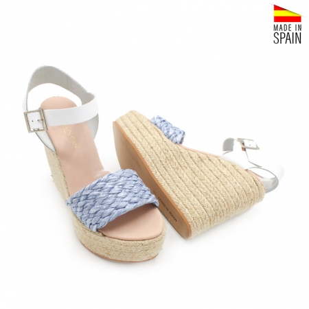 sandalias altas esparto