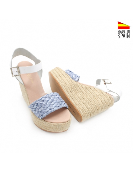 sandalias altas esparto