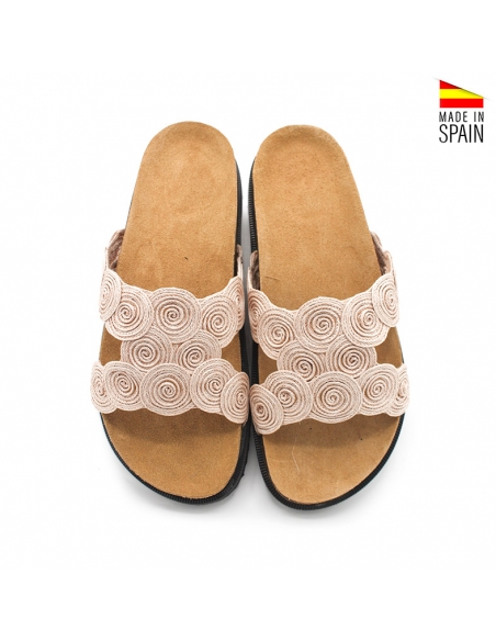 Sandalias Bio Rafia rosa