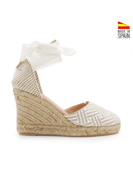 alpargatas cintas cuña