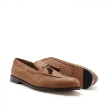 mocasin hombre borlas