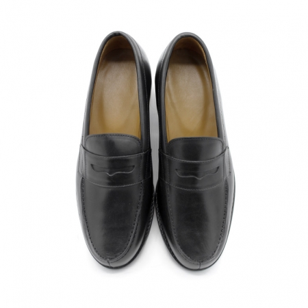 Zapatos Mocasín de Piel con Suela de Cuero Calzados Elche