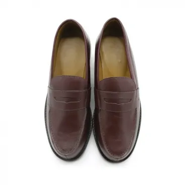 mocasines antifaz burdeos hombre