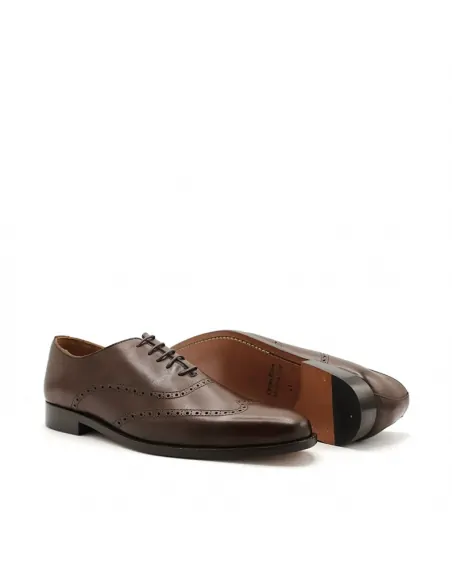zapatos oxford marrones hombre