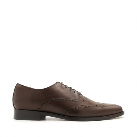 zapatos vestir marrones hombre