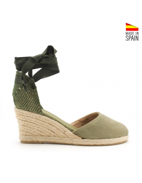 Espardeña valenciana verde