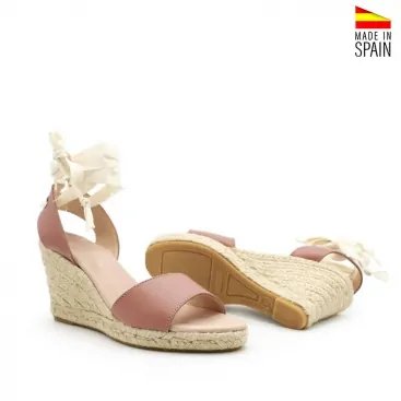 Sandalias cuña esparto