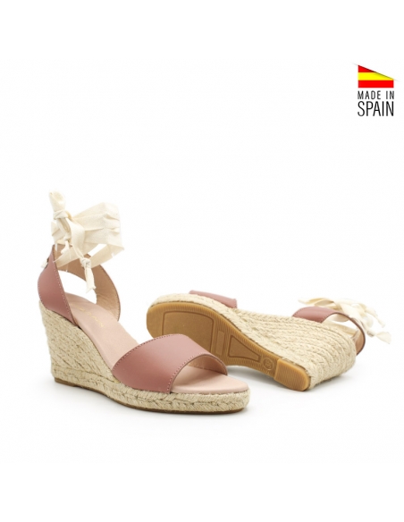 Sandalias cuña esparto