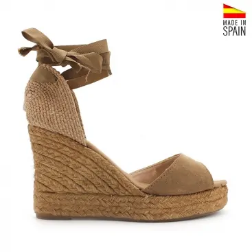sandalia esparto marron