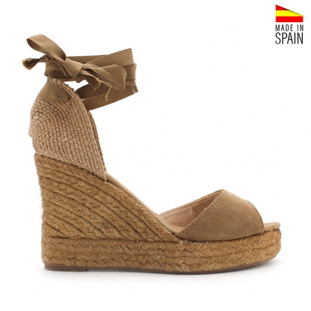 sandalia esparto marron