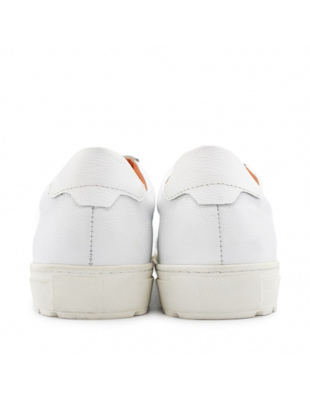 zapatillas blancas hombre piel