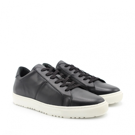 zapatillas negras hombre vestir piel