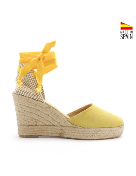 Esparteñas mujer amarilla