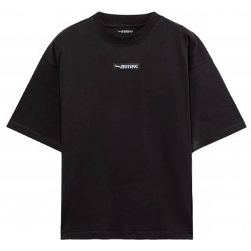 camiseta negra santana99