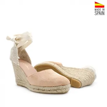 alpargata ante rosa palo
