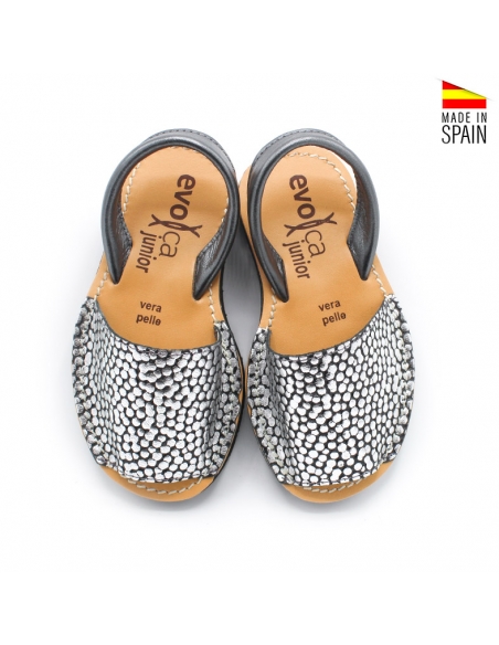 sandalia negra plataforma