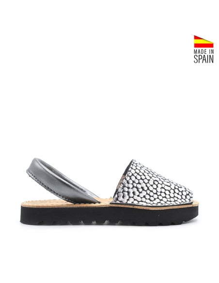 sandalia menorquina negra niña