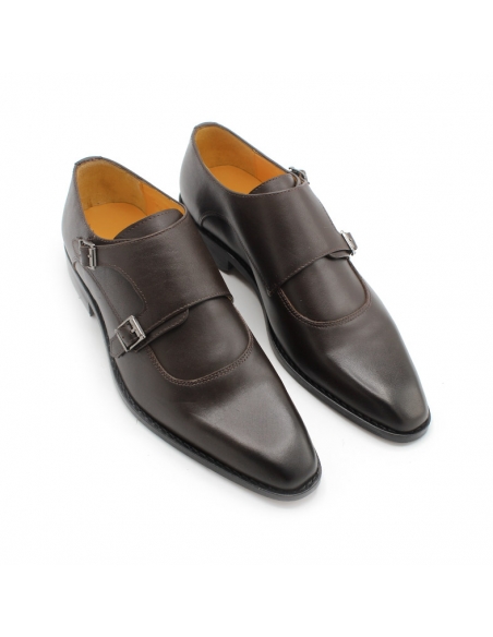 zapatos de vestir hombre doble hebilla