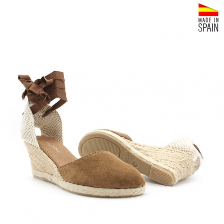 alpargatas mujer lazo