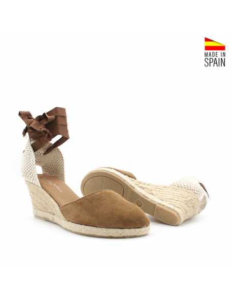 alpargatas mujer lazo