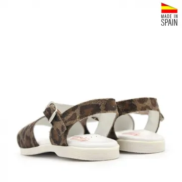 Sandalia animal print NIÑA