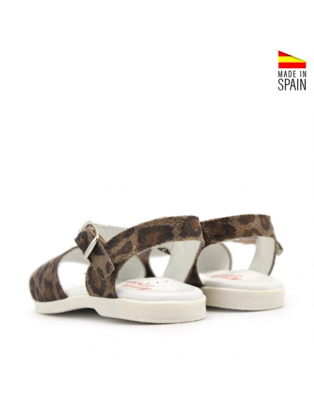 Sandalia animal print NIÑA