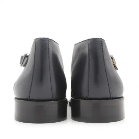 monk strap piel marino