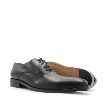 zapatos oxford piel negra
