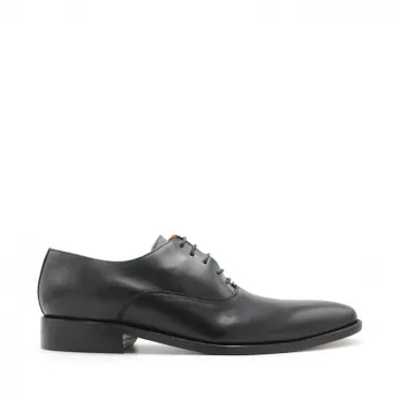Zapato oxford de piel negro
