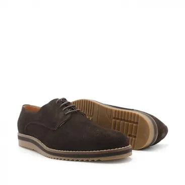 Zapato Vestir serraje Marrón