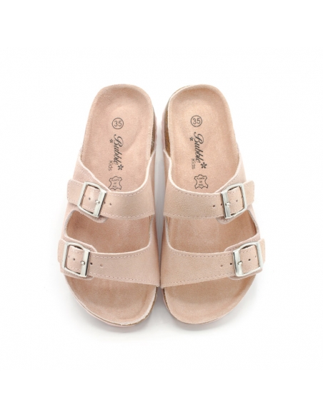 chanclas serraje niña