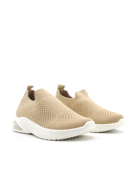zapatillas de niña beige