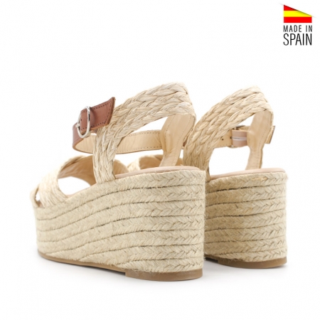 sandalia plataforma mujer