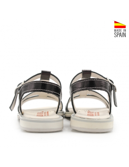 sandalias niña charol