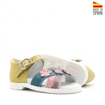 sandalias bebe multiclor