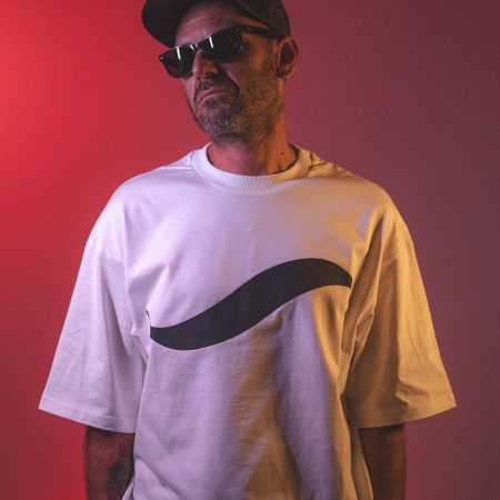 Camiseta Santana99 Wave Blanca