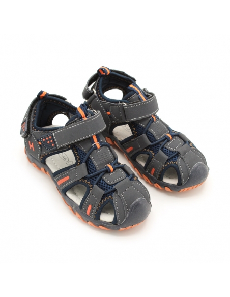 sandalias trekking nino naranjas