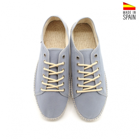 esparteñas hombre cordones azul