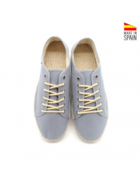esparteñas hombre cordones azul