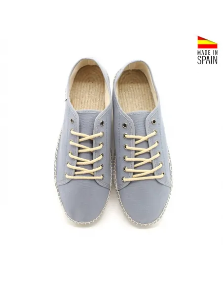 esparteñas hombre cordones azul