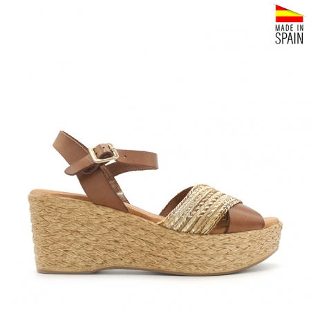 sandalias cuñas plataforma