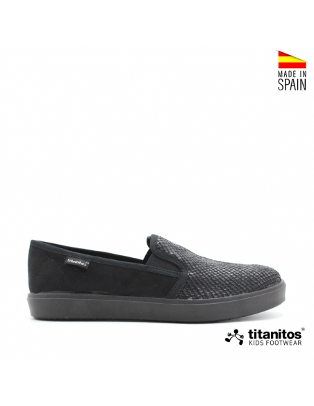 Bambas negras niña Titanitos