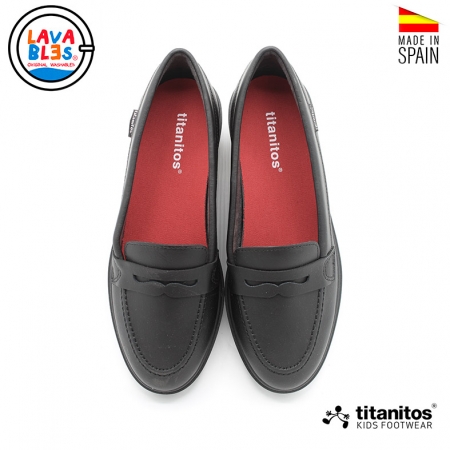 mocasines negros niña