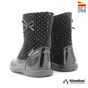 botas charol negras